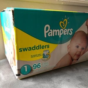 96 Brand New Size 1 Diapers